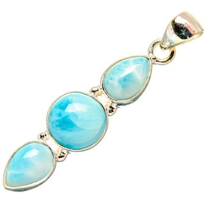 Larimar Pendants handcrafted by Ana Silver Co - PD33674 - Photo 2
