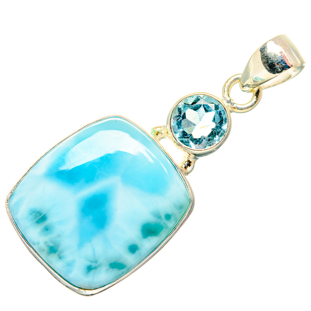Larimar Pendants handcrafted by Ana Silver Co - PD33676 - Photo 2