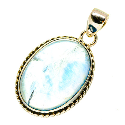 Blue Fluorite Pendants handcrafted by Ana Silver Co - PD3368
