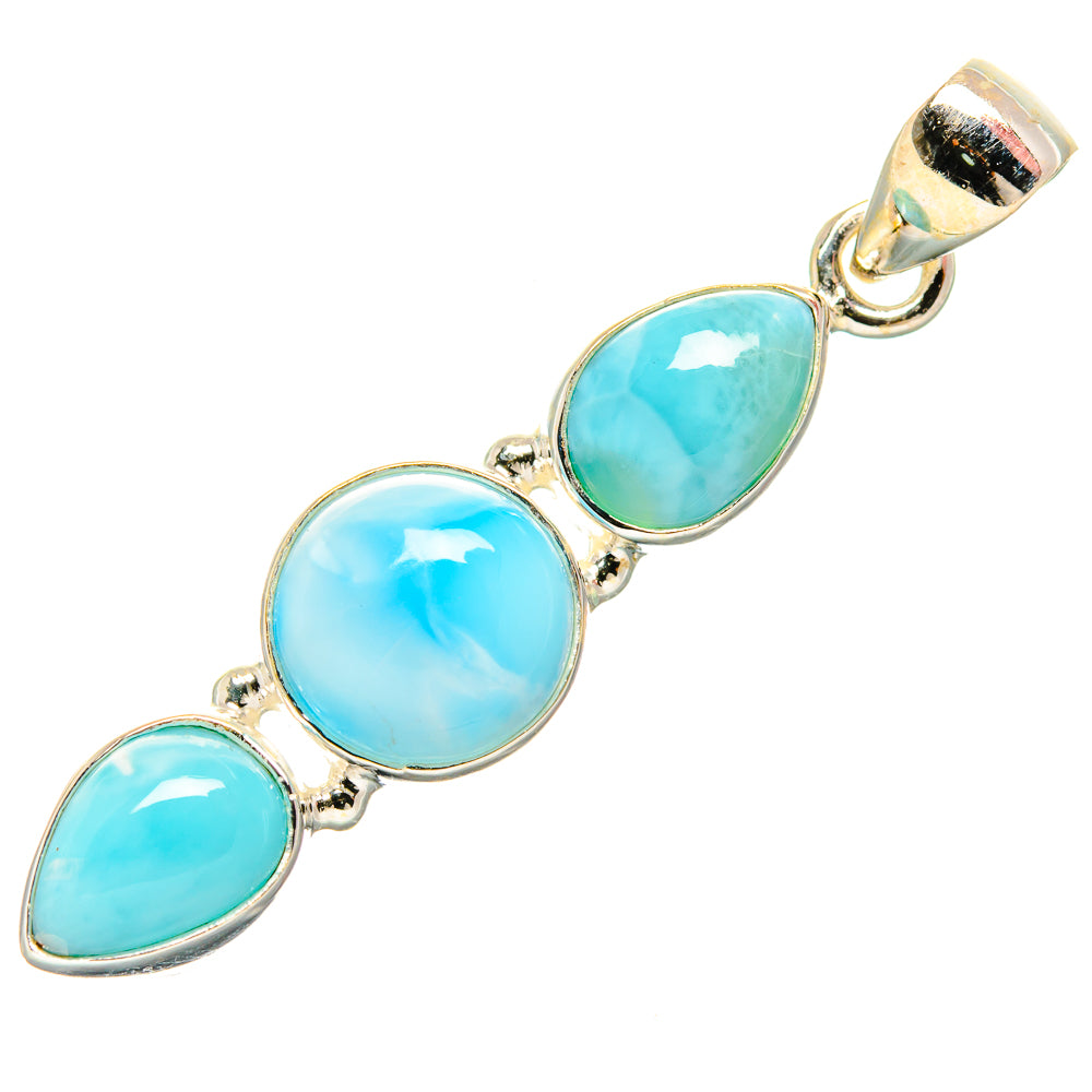 Larimar Pendants handcrafted by Ana Silver Co - PD33683 - Photo 2