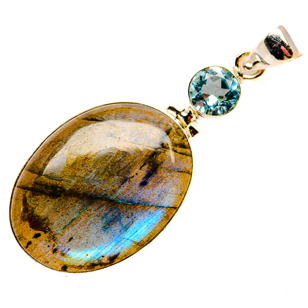 Labradorite Pendants handcrafted by Ana Silver Co - PD33698 - Photo 2