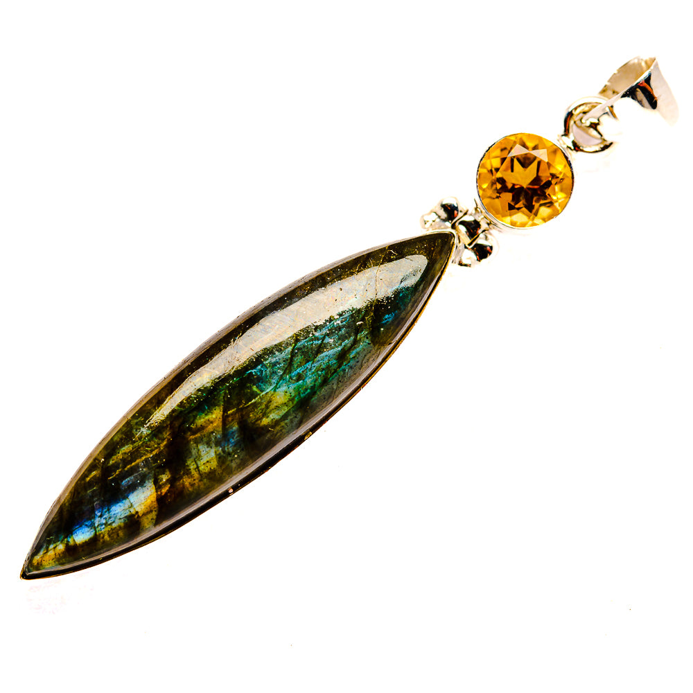 Labradorite Pendants handcrafted by Ana Silver Co - PD33699 - Photo 2