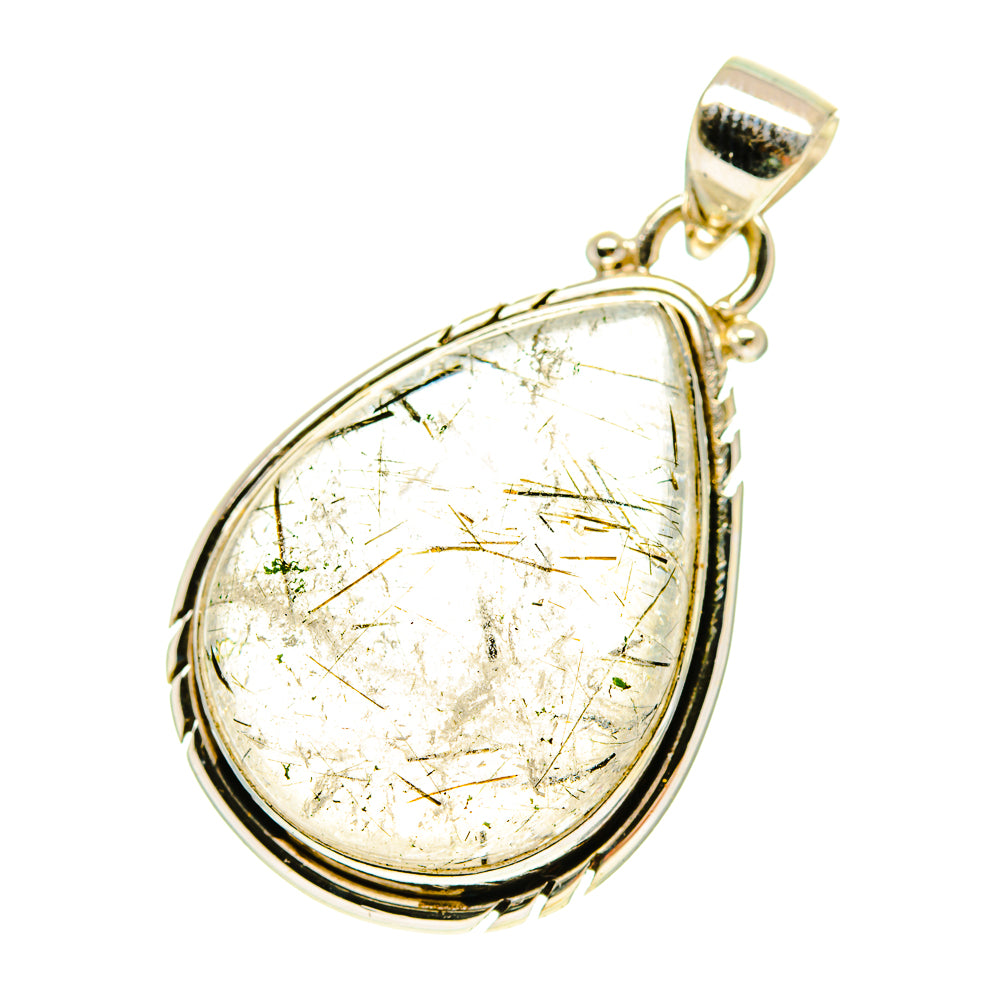 Tourmalinated Quartz Pendants handcrafted by Ana Silver Co - PD3372