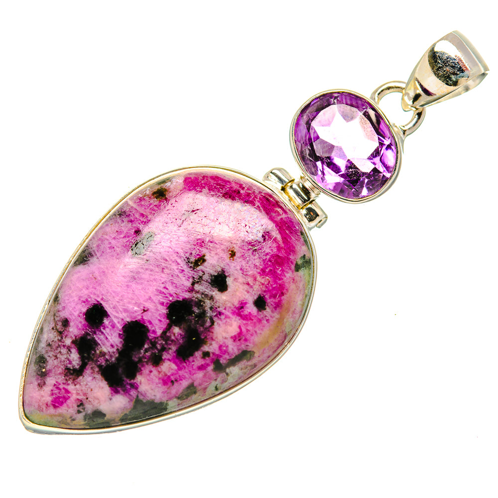Russian Eudialyte Pendants handcrafted by Ana Silver Co - PD33736 - Photo 2