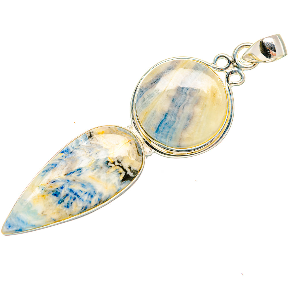 Blue Scheelite Pendants handcrafted by Ana Silver Co - PD33738 - Photo 2