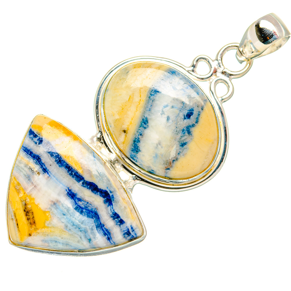 Blue Scheelite Pendants handcrafted by Ana Silver Co - PD33739 - Photo 2