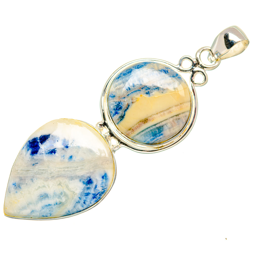 Blue Scheelite Pendants handcrafted by Ana Silver Co - PD33747 - Photo 2
