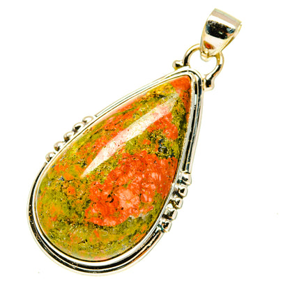 Unakite Pendants handcrafted by Ana Silver Co - PD3376