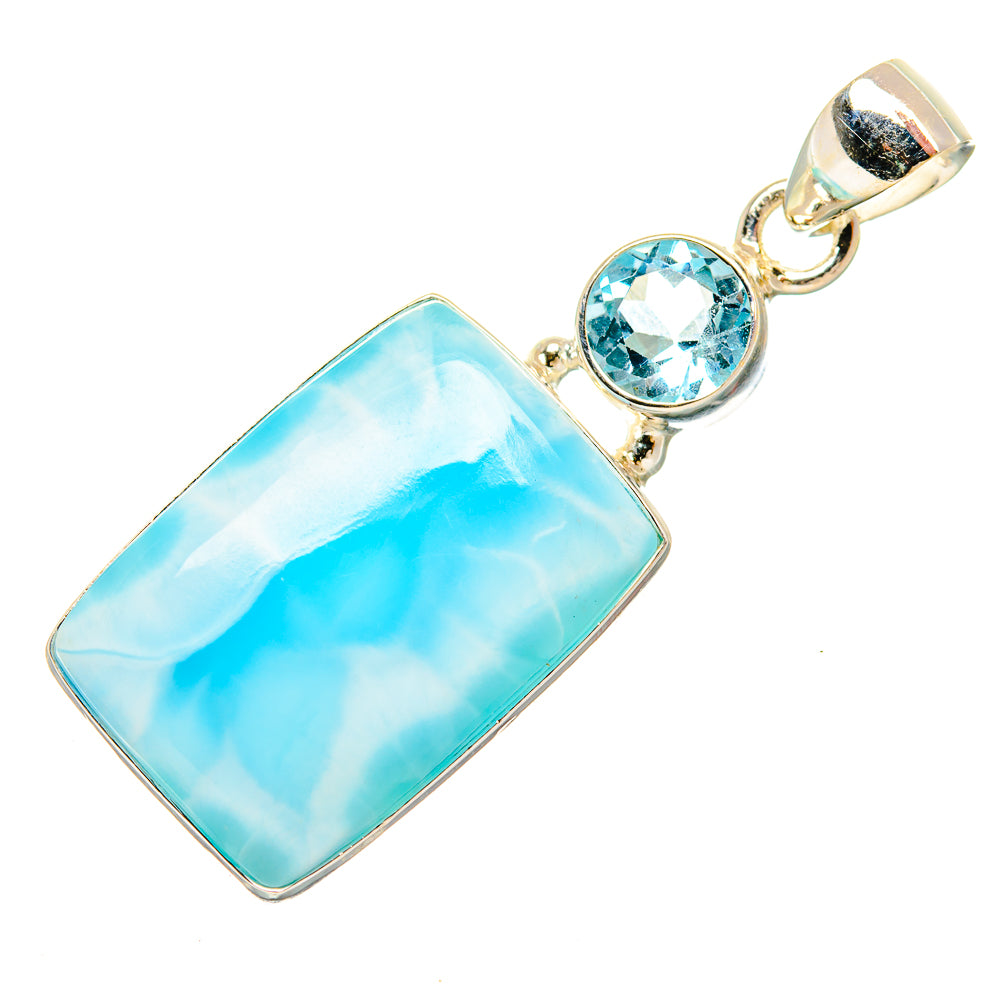 Larimar Pendants handcrafted by Ana Silver Co - PD33761 - Photo 2