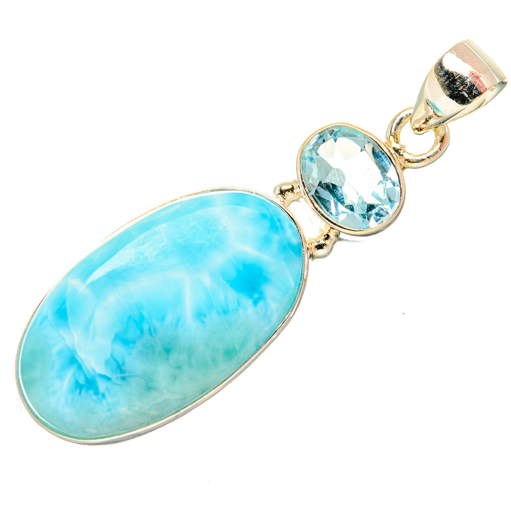 Larimar Pendants handcrafted by Ana Silver Co - PD33762 - Photo 2