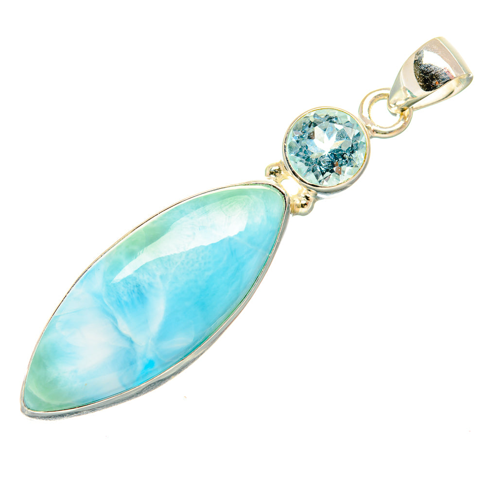 Larimar Pendants handcrafted by Ana Silver Co - PD33773 - Photo 2