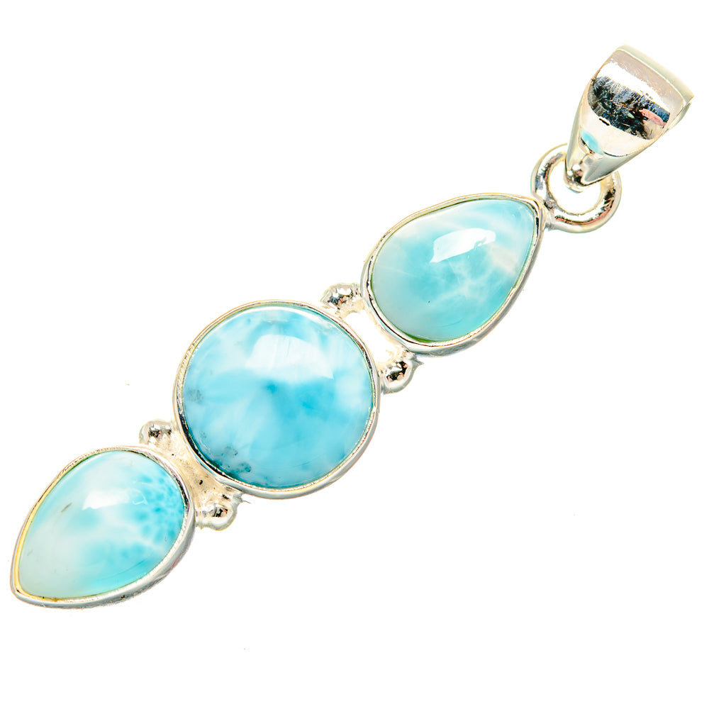 Larimar Pendants handcrafted by Ana Silver Co - PD33777 - Photo 2