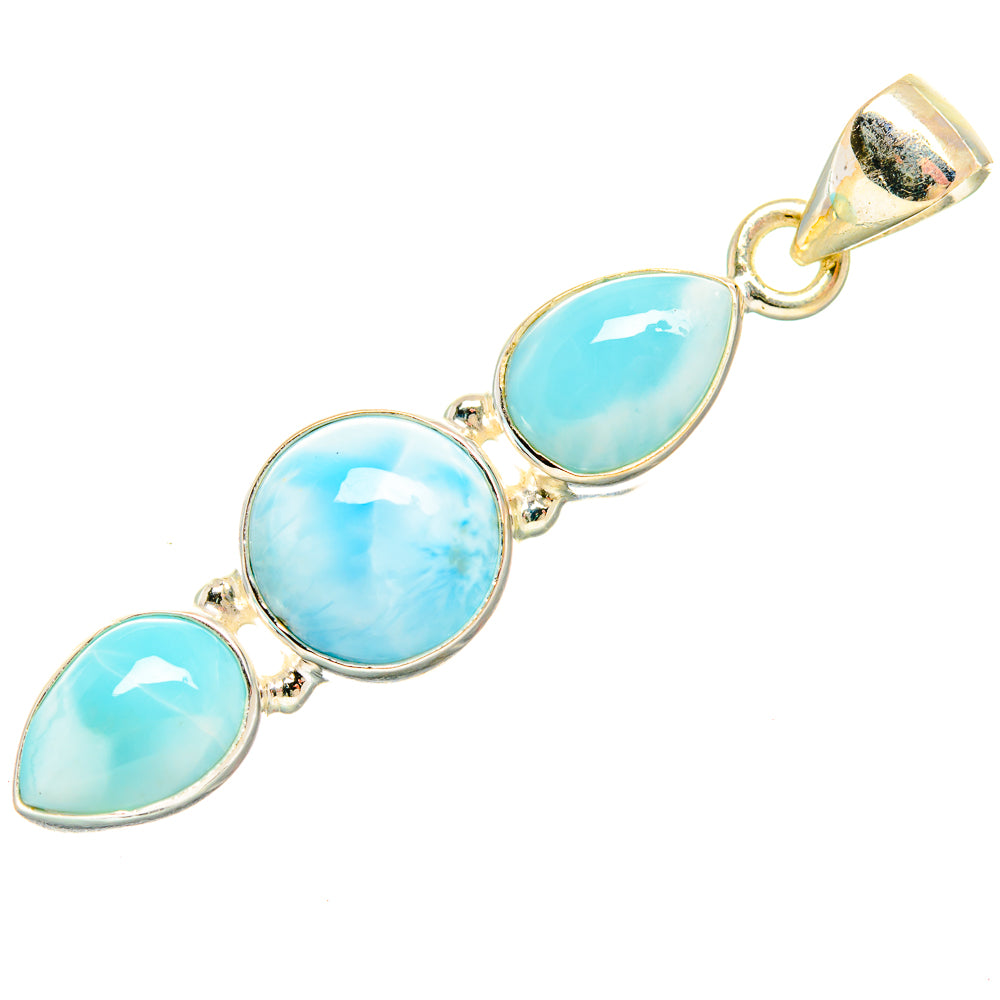 Larimar Pendants handcrafted by Ana Silver Co - PD33778 - Photo 2