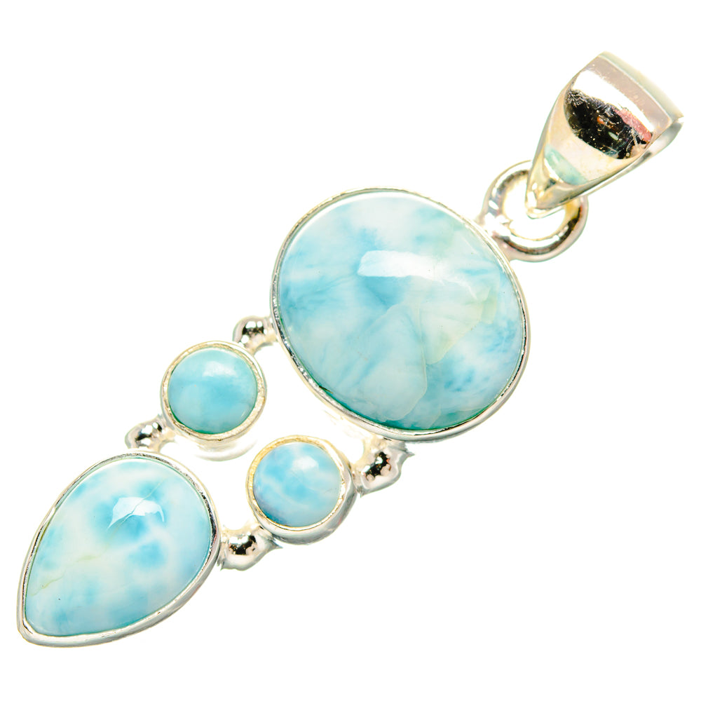 Larimar Pendants handcrafted by Ana Silver Co - PD33779 - Photo 2