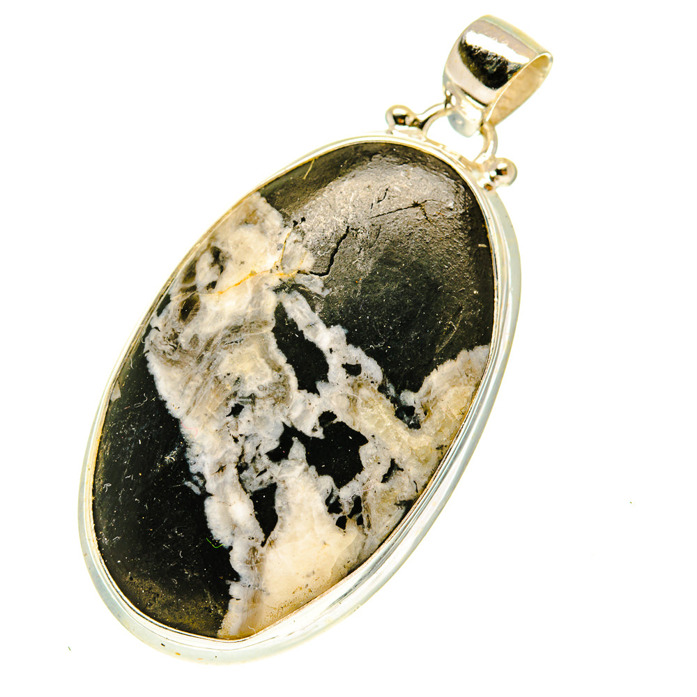 Chrysanthemum Stone Pendants handcrafted by Ana Silver Co - PD3378 - Photo 2