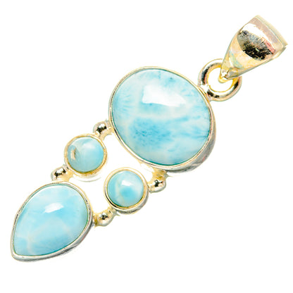 Larimar Pendants handcrafted by Ana Silver Co - PD33782 - Photo 2