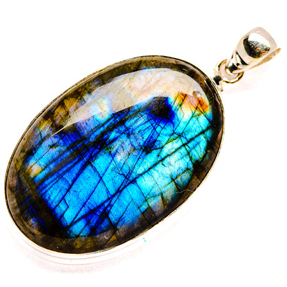 Labradorite Pendants handcrafted by Ana Silver Co - PD33789 - Photo 2