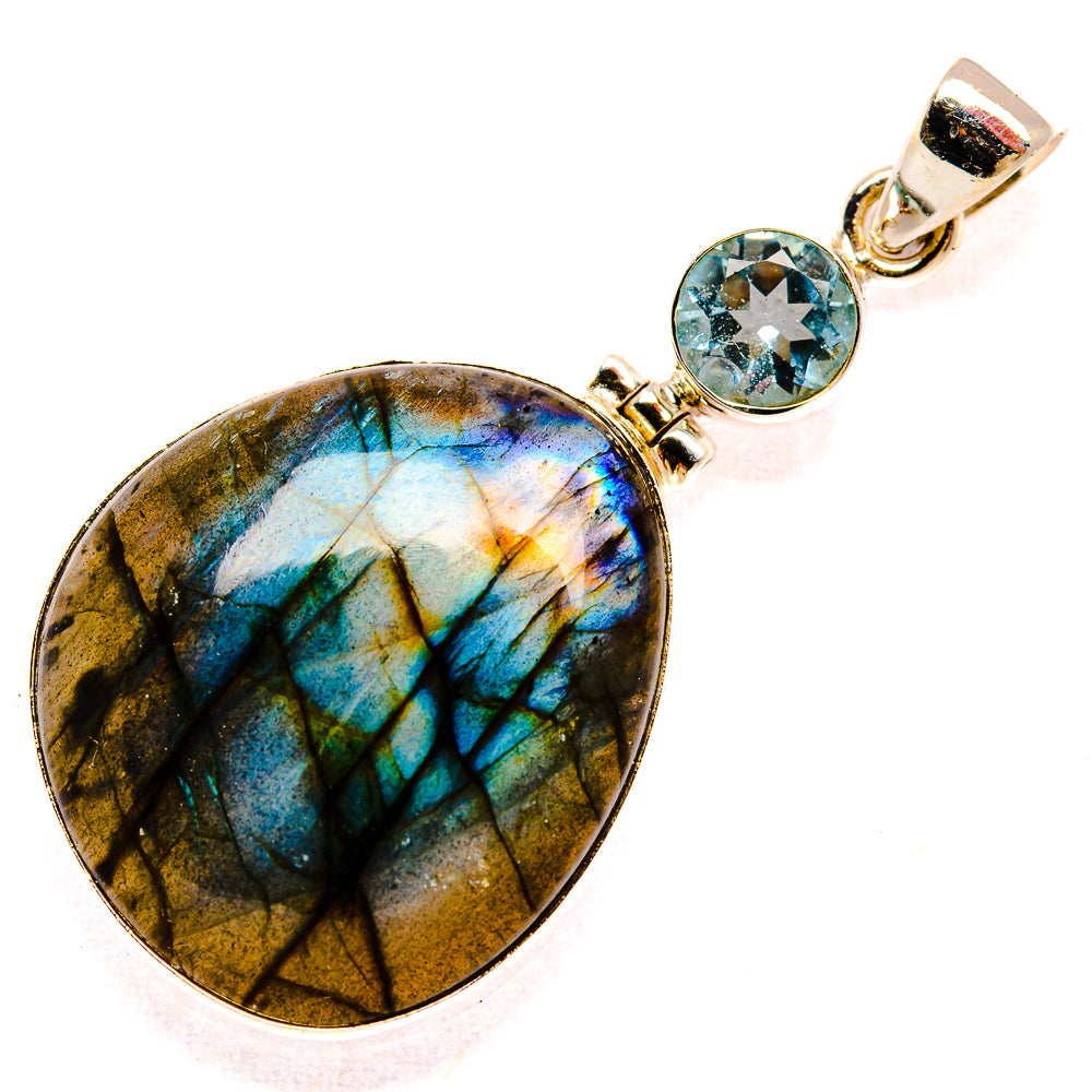 Labradorite Pendants handcrafted by Ana Silver Co - PD33792 - Photo 2