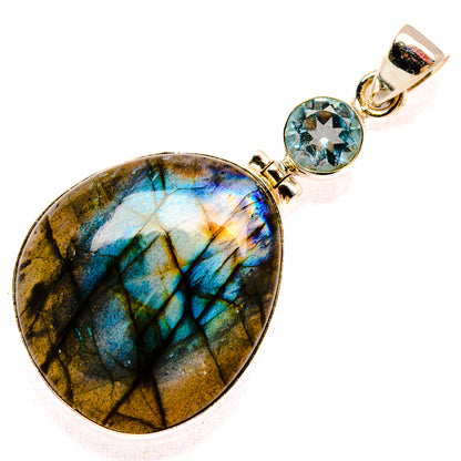 Labradorite Pendants handcrafted by Ana Silver Co - PD33792 - Photo 2