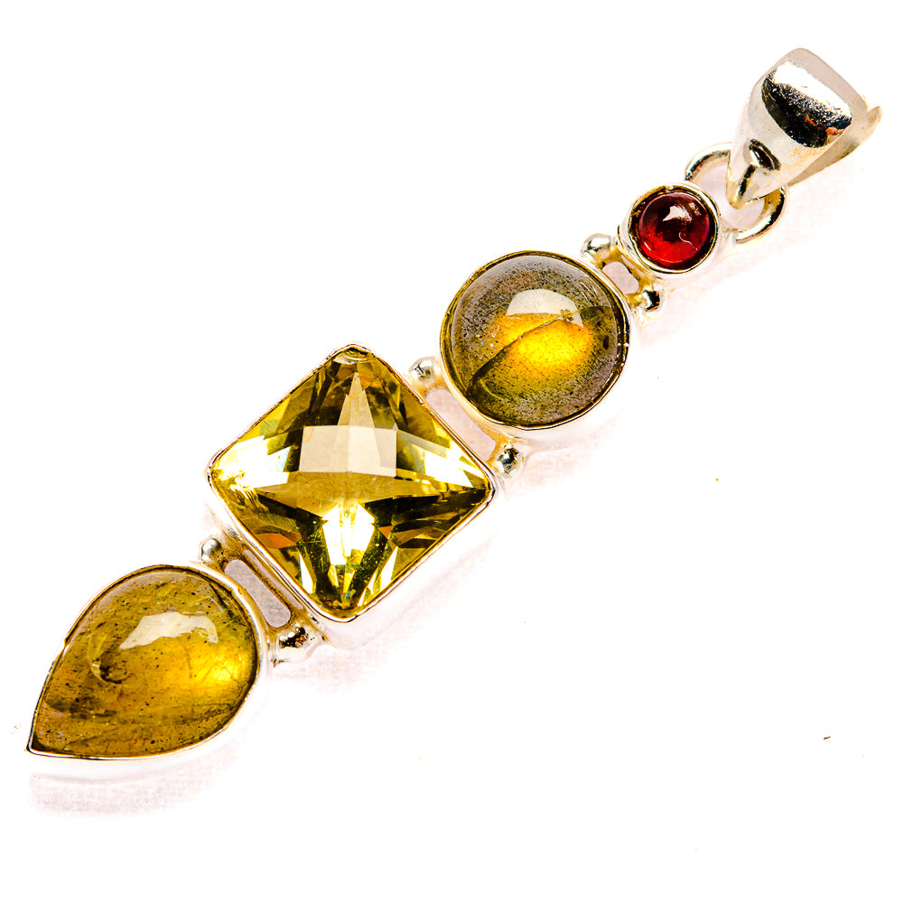 Citrine Pendants handcrafted by Ana Silver Co - PD33804 - Photo 2