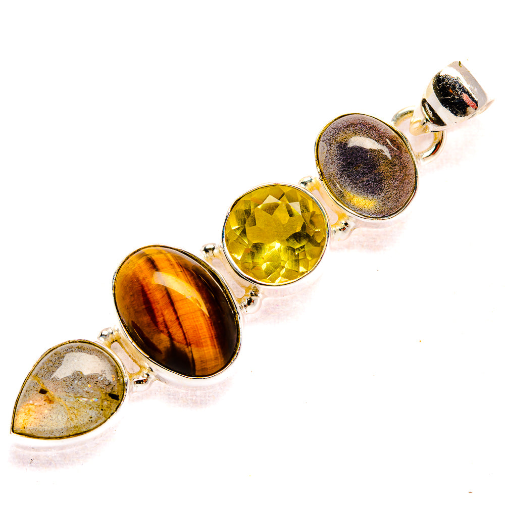 Tiger Eye Pendants handcrafted by Ana Silver Co - PD33809 - Photo 2