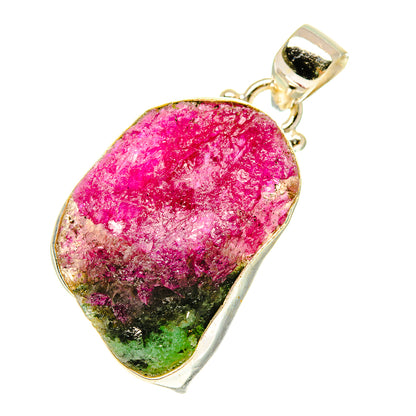 Ruby Zoisite Pendants handcrafted by Ana Silver Co - PD3381