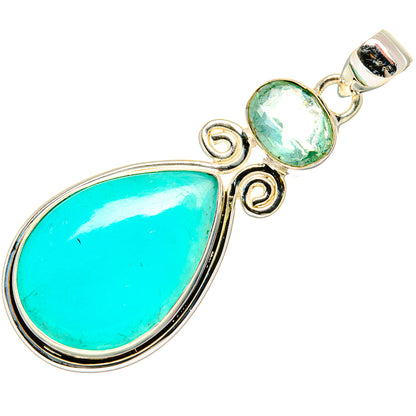 Amazonite Pendants handcrafted by Ana Silver Co - PD33817 - Photo 2