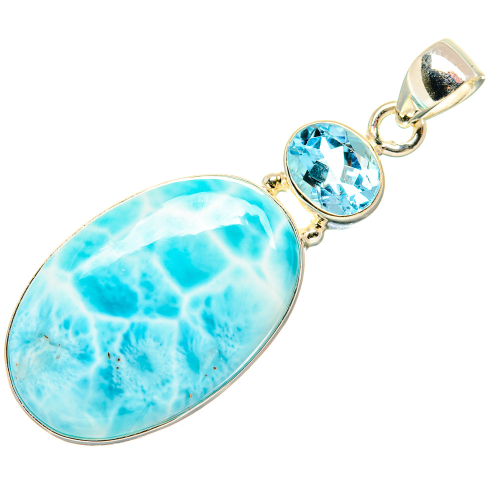 Larimar Pendants handcrafted by Ana Silver Co - PD33826 - Photo 2