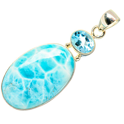 Larimar Pendants handcrafted by Ana Silver Co - PD33826 - Photo 2