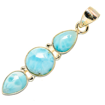 Larimar Pendants handcrafted by Ana Silver Co - PD33838 - Photo 2
