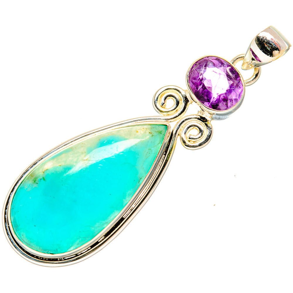 Amazonite Pendants handcrafted by Ana Silver Co - PD33867 - Photo 2