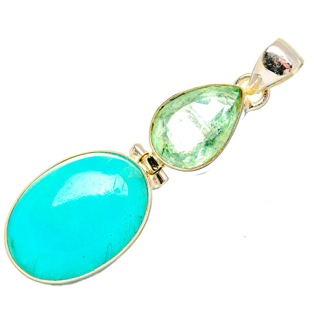 Amazonite Pendants handcrafted by Ana Silver Co - PD33872 - Photo 2