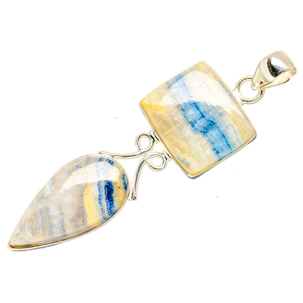 Blue Scheelite Pendants handcrafted by Ana Silver Co - PD33875 - Photo 2