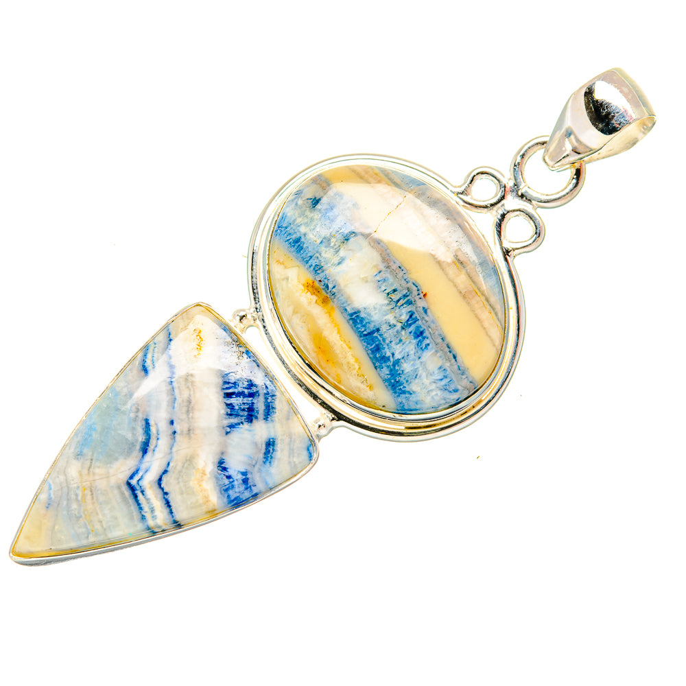 Blue Scheelite Pendants handcrafted by Ana Silver Co - PD33880 - Photo 2
