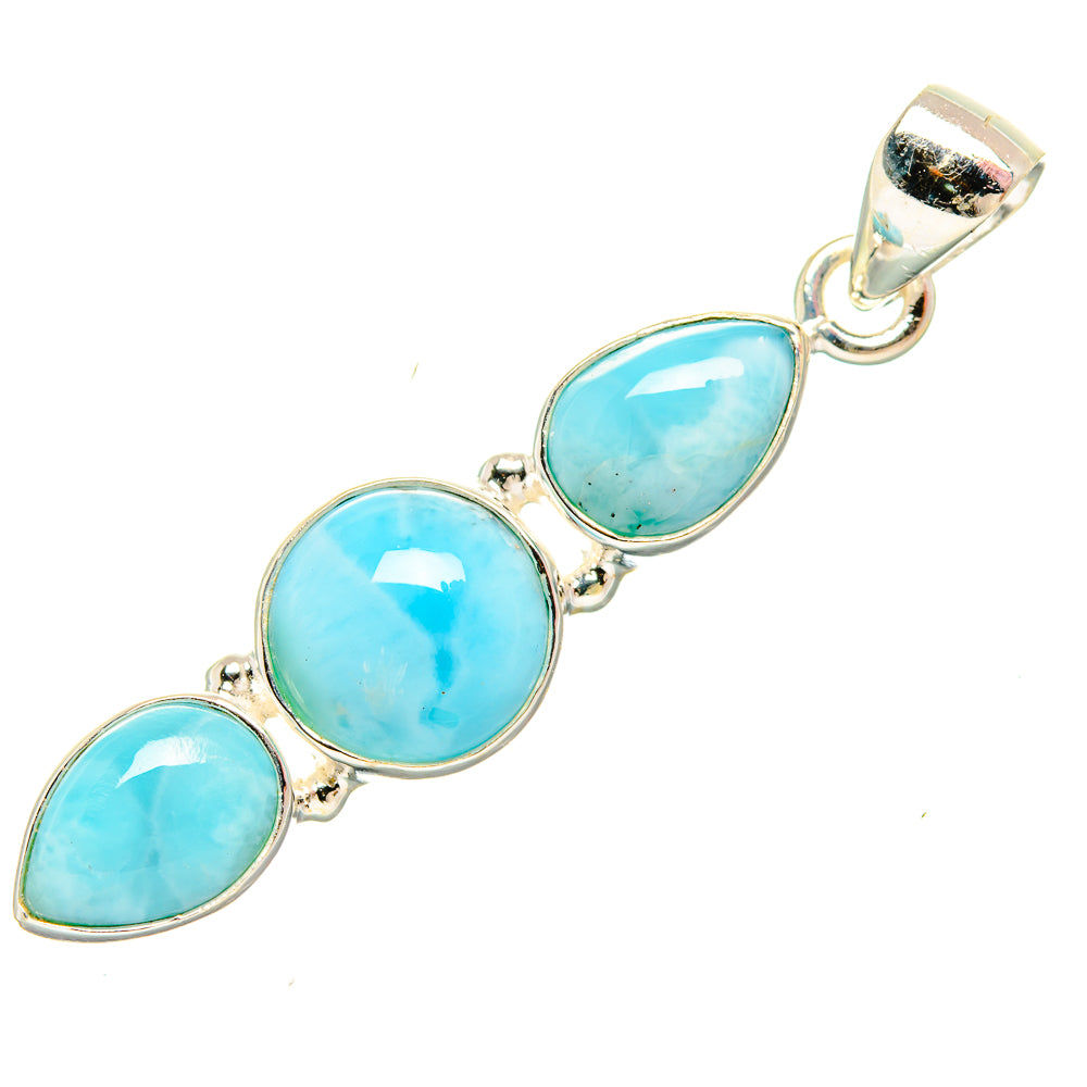 Larimar Pendants handcrafted by Ana Silver Co - PD33888 - Photo 2