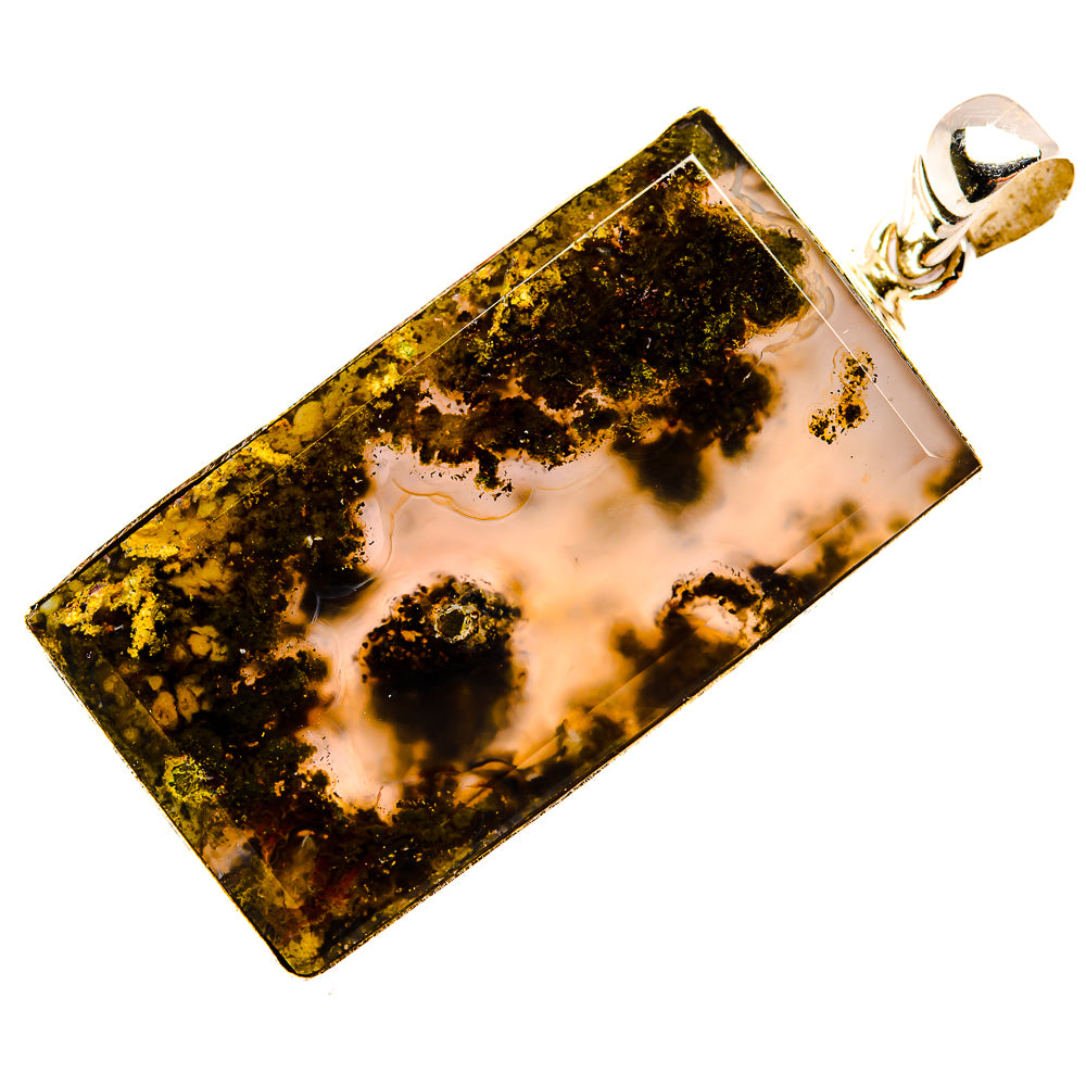Indonesian Plume Agate Pendants handcrafted by Ana Silver Co - PD33918 - Photo 2
