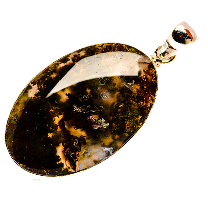 Indonesian Plume Agate Pendants handcrafted by Ana Silver Co - PD33927 - Photo 2