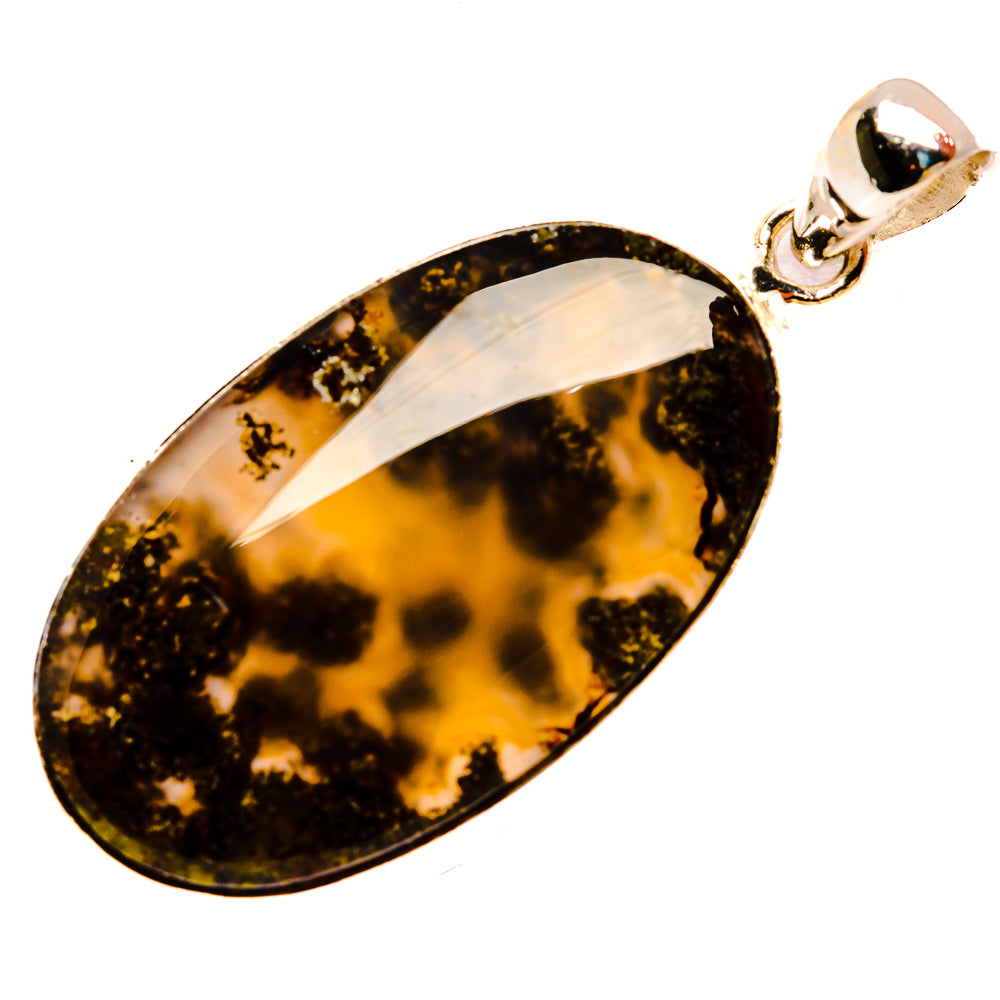 Indonesian Plume Agate Pendants handcrafted by Ana Silver Co - PD33930 - Photo 2