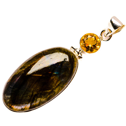 Labradorite Pendants handcrafted by Ana Silver Co - PD33936 - Photo 2