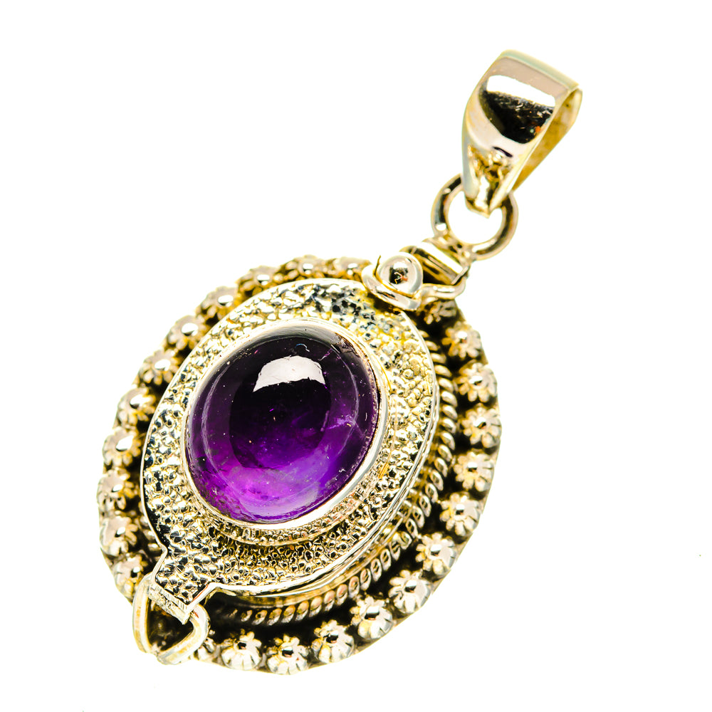 Amethyst Pendants handcrafted by Ana Silver Co - PD3394
