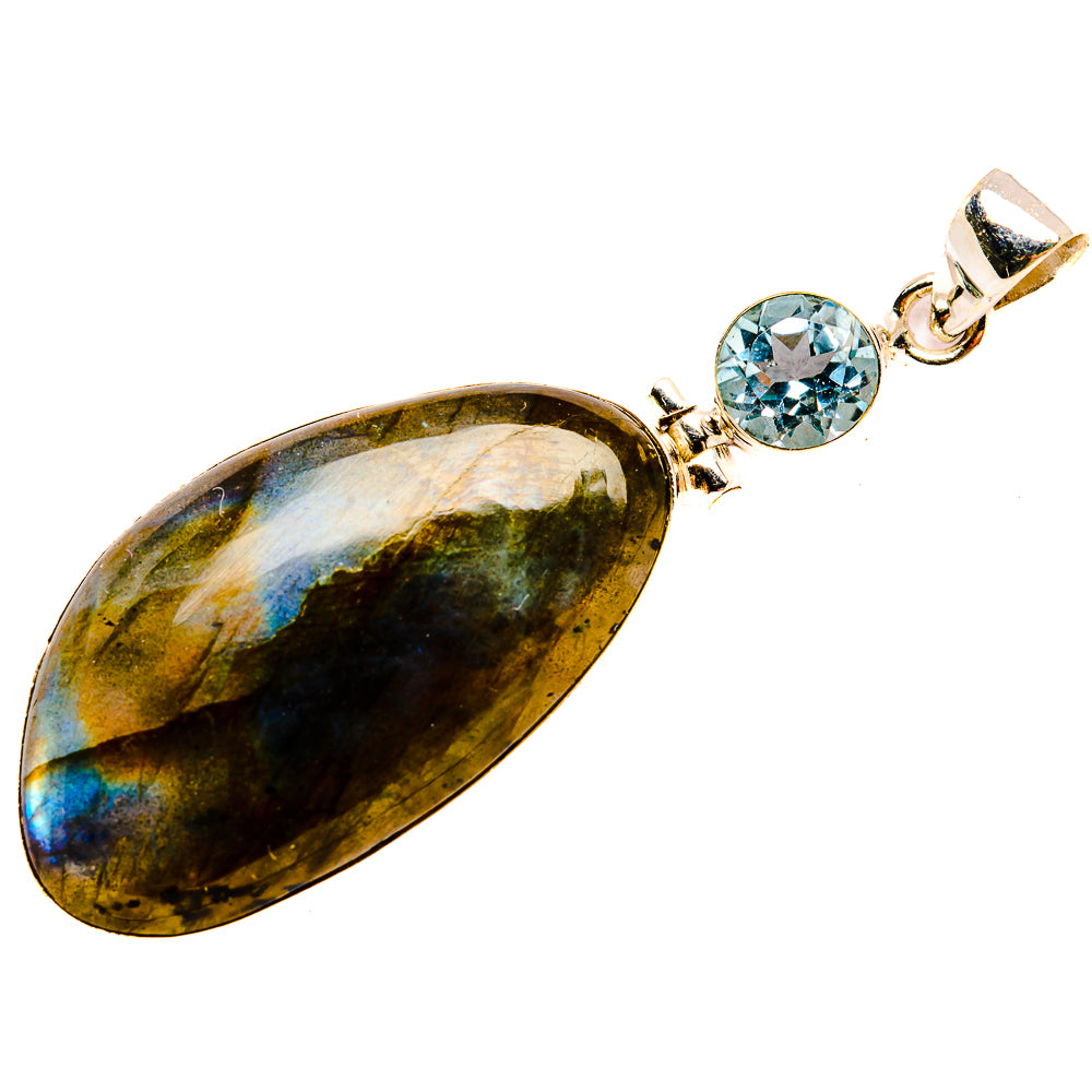Labradorite Pendants handcrafted by Ana Silver Co - PD33940 - Photo 2