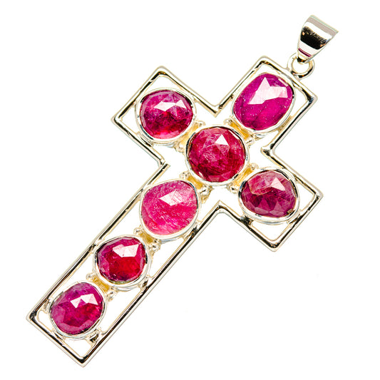 Pink Tourmaline Pendants handcrafted by Ana Silver Co - PD33946 - Photo 2