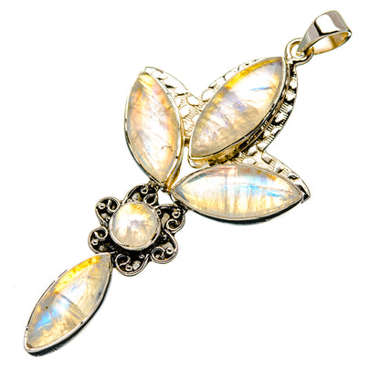 Rainbow Moonstone Pendants handcrafted by Ana Silver Co - PD33949 - Photo 2