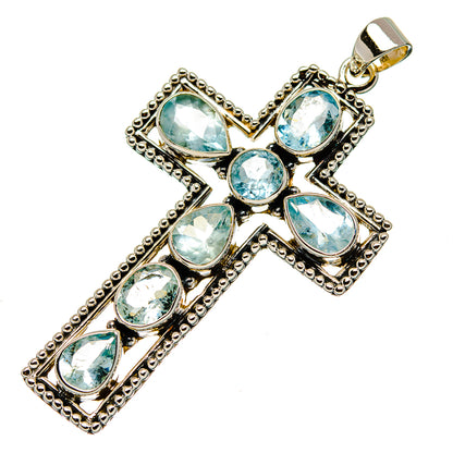 Blue Topaz Pendants handcrafted by Ana Silver Co - PD33954 - Photo 2