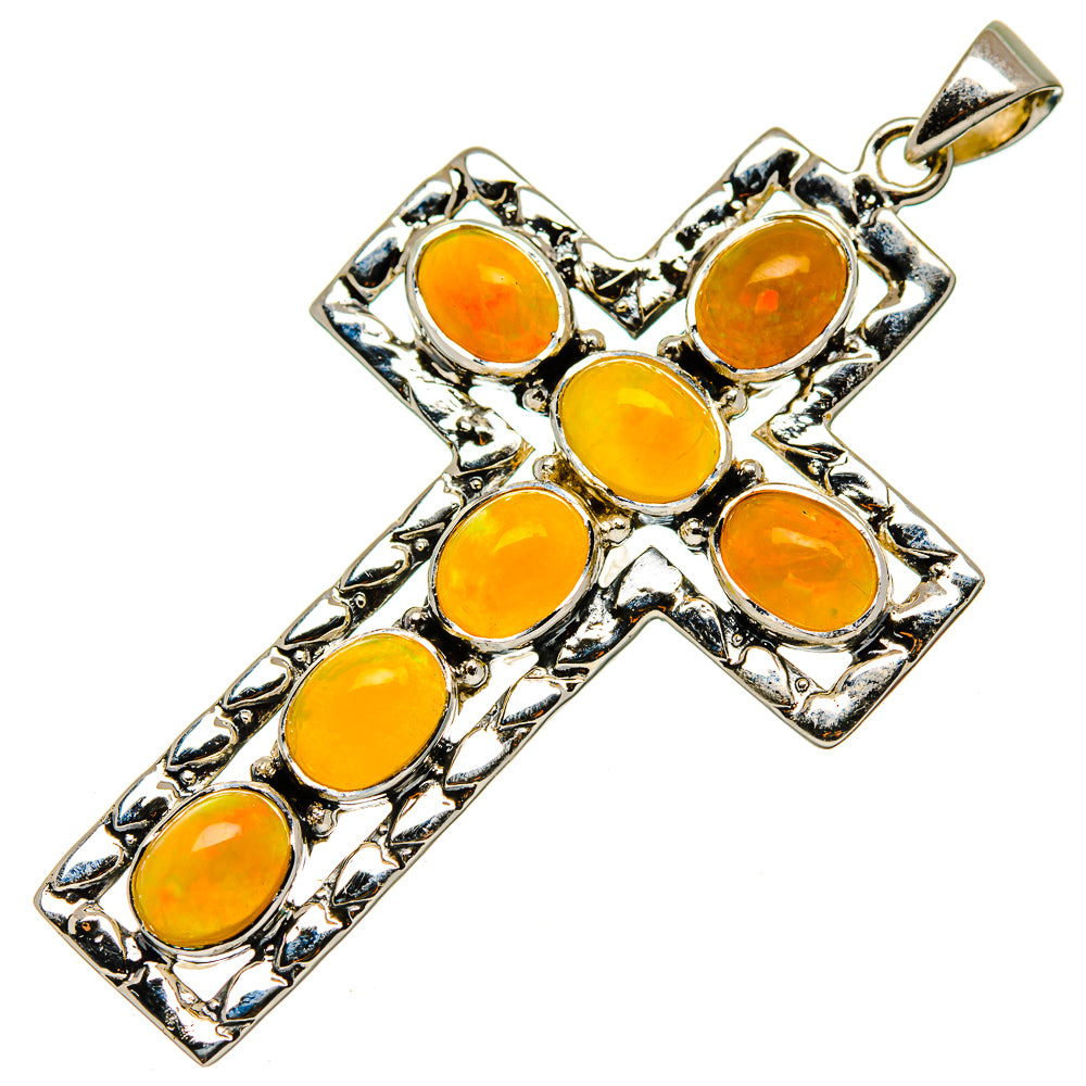 Ethiopian Opal Pendants handcrafted by Ana Silver Co - PD33960 - Photo 2