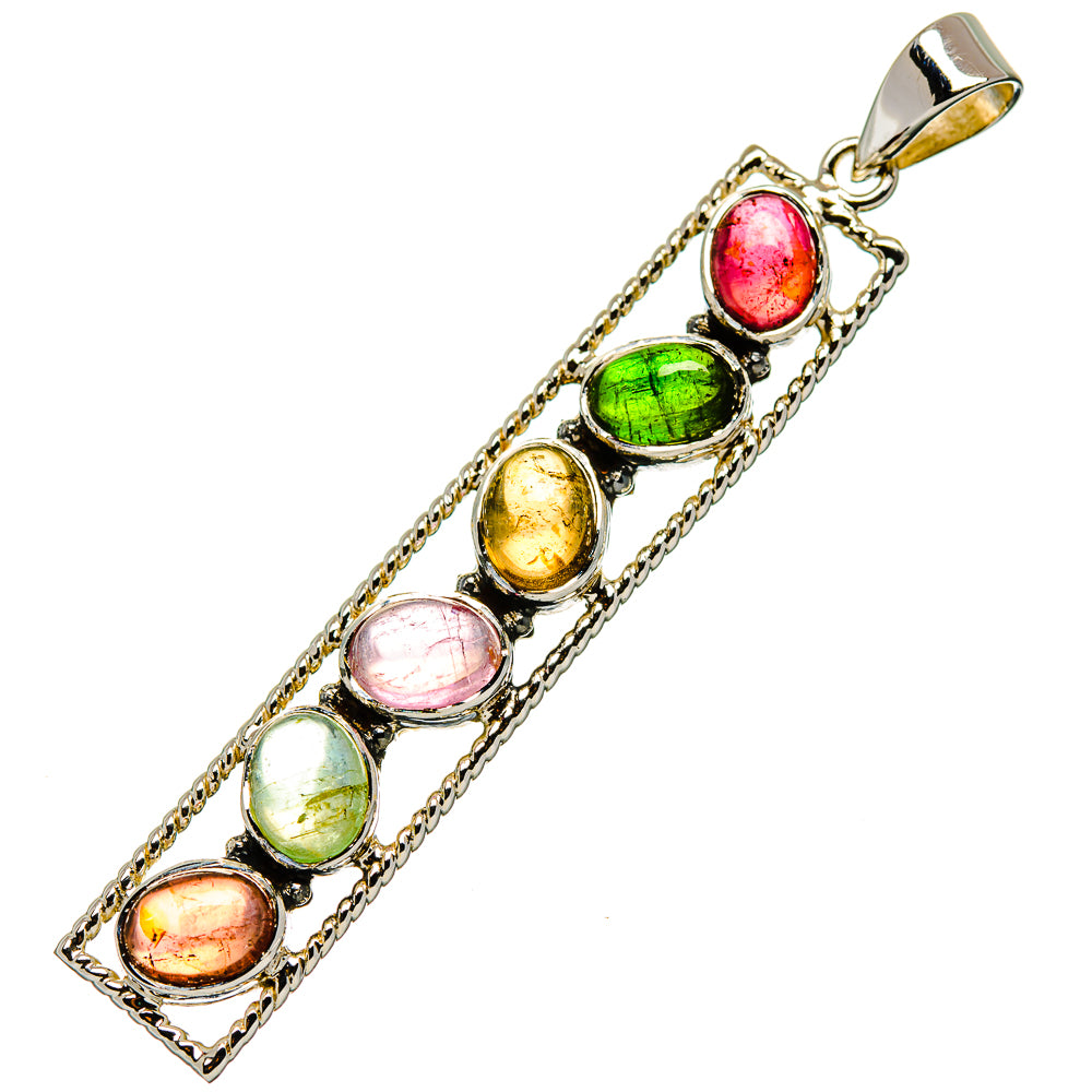 Tourmaline Pendants handcrafted by Ana Silver Co - PD33967 - Photo 2