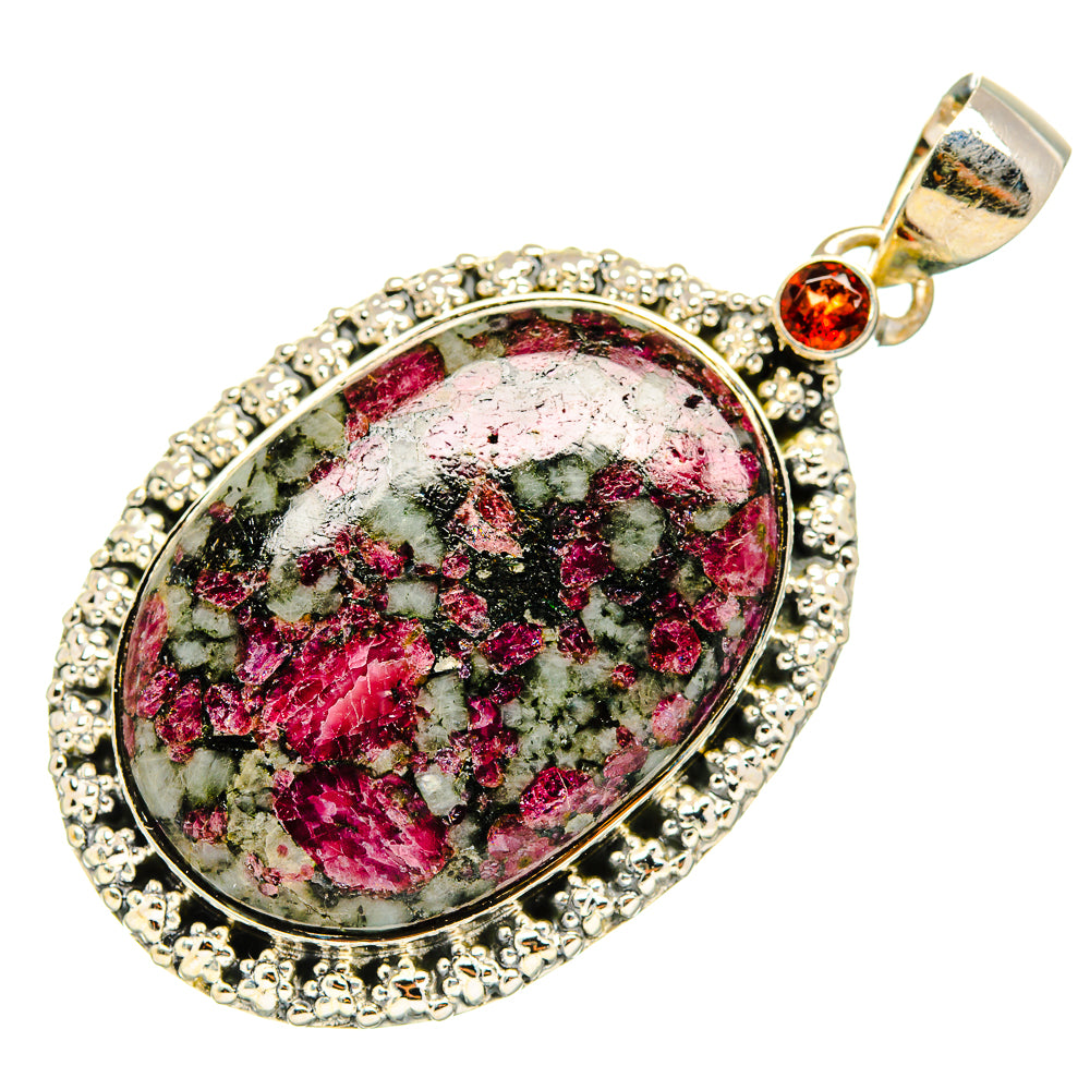 Russian Eudialyte Pendants handcrafted by Ana Silver Co - PD33972 - Photo 2