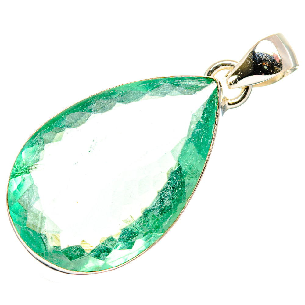 Green Fluorite Pendants handcrafted by Ana Silver Co - PD33984 - Photo 2