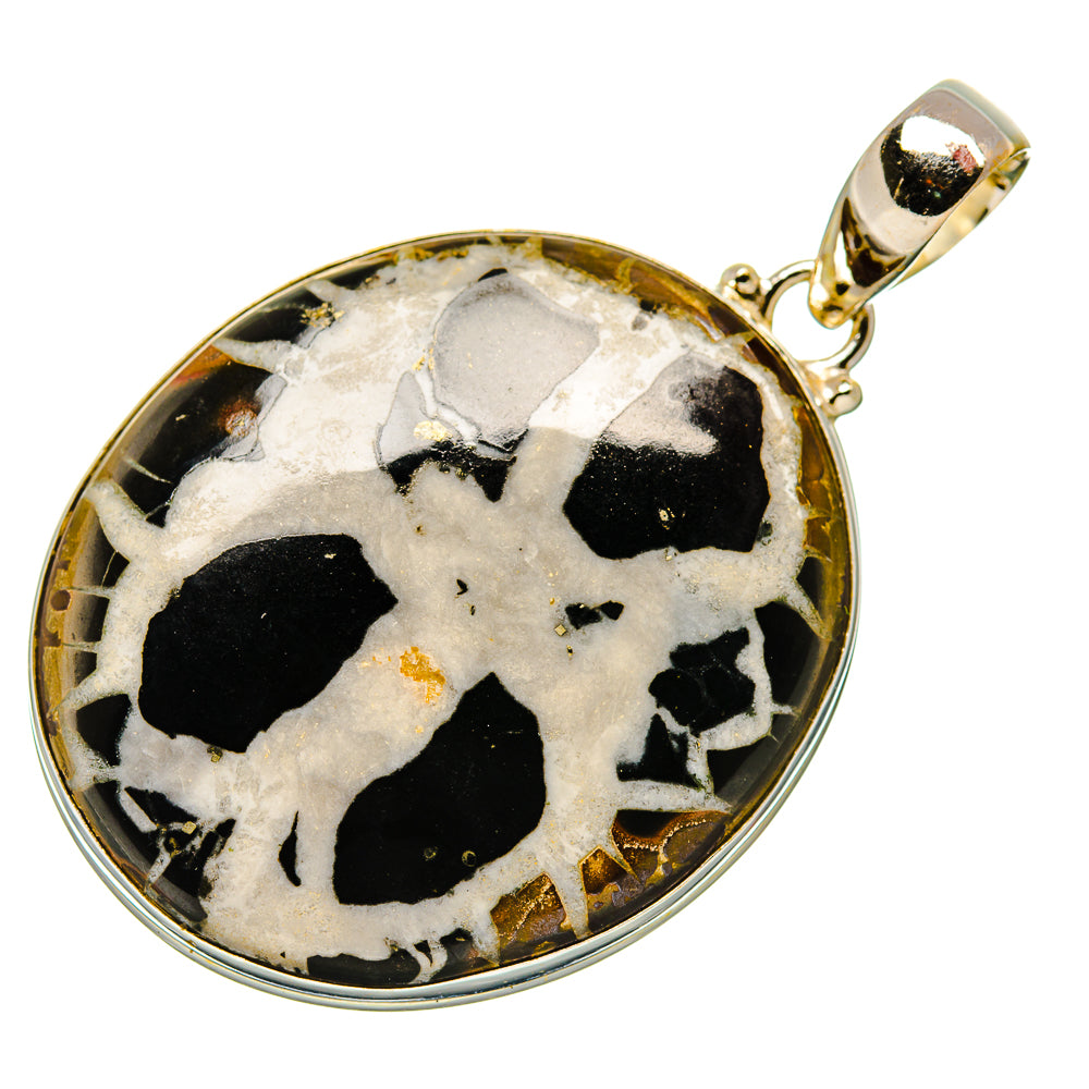 Septarian Geode Pendants handcrafted by Ana Silver Co - PD33986 - Photo 2