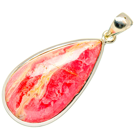 Rhodochrosite Pendants handcrafted by Ana Silver Co - PD33988 - Photo 2